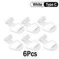 Silicone Charging Port Dust Plug – Lightning & USB-C | 2/4/6 Pcs Phone Port Protector HIP 6 White-Type C