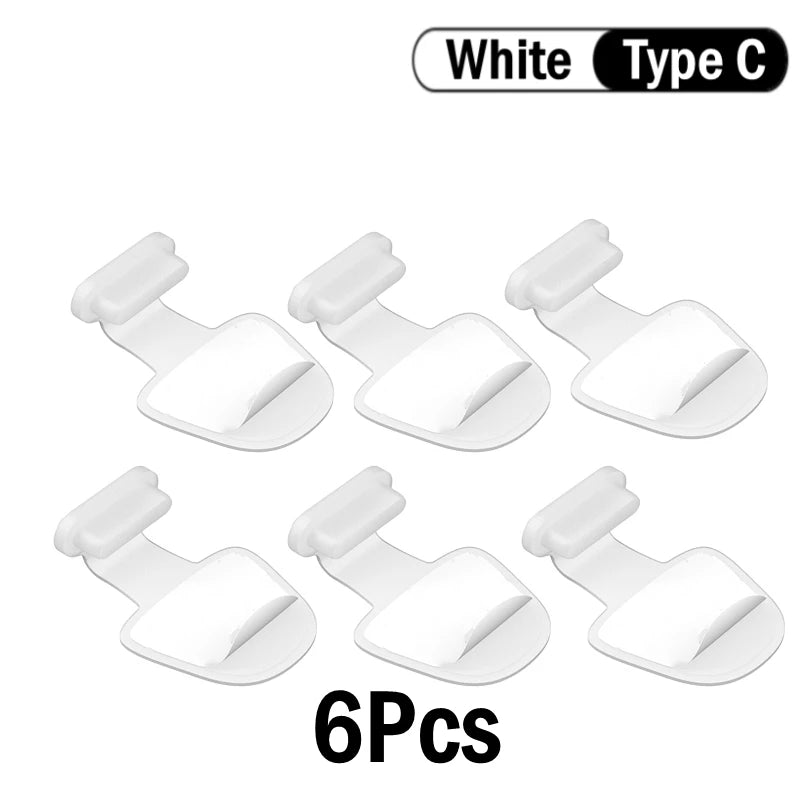 Silicone Charging Port Dust Plug – Lightning & USB-C | 2/4/6 Pcs Phone Port Protector HIP 6 White-Type C