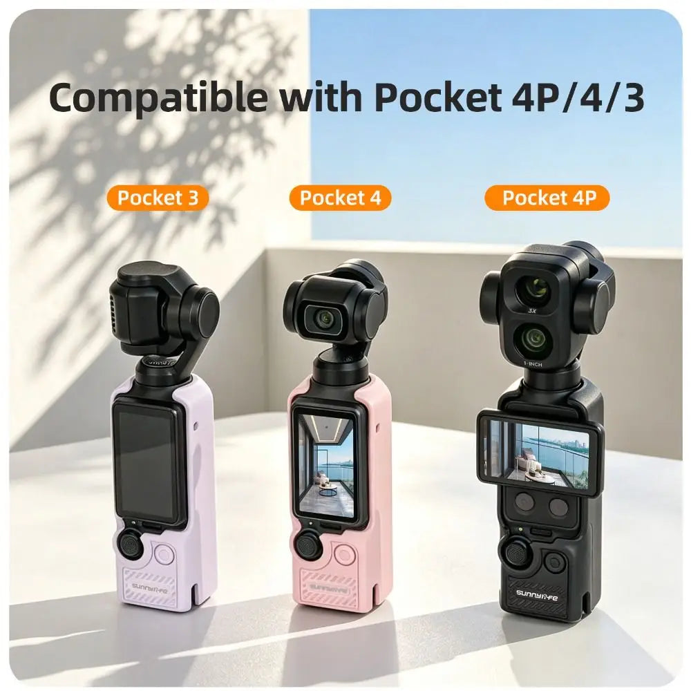 TPU Case for DJI Osmo Pocket 4P/4/3 – Anti-Scratch Body Cover Camera Protective Case HIP