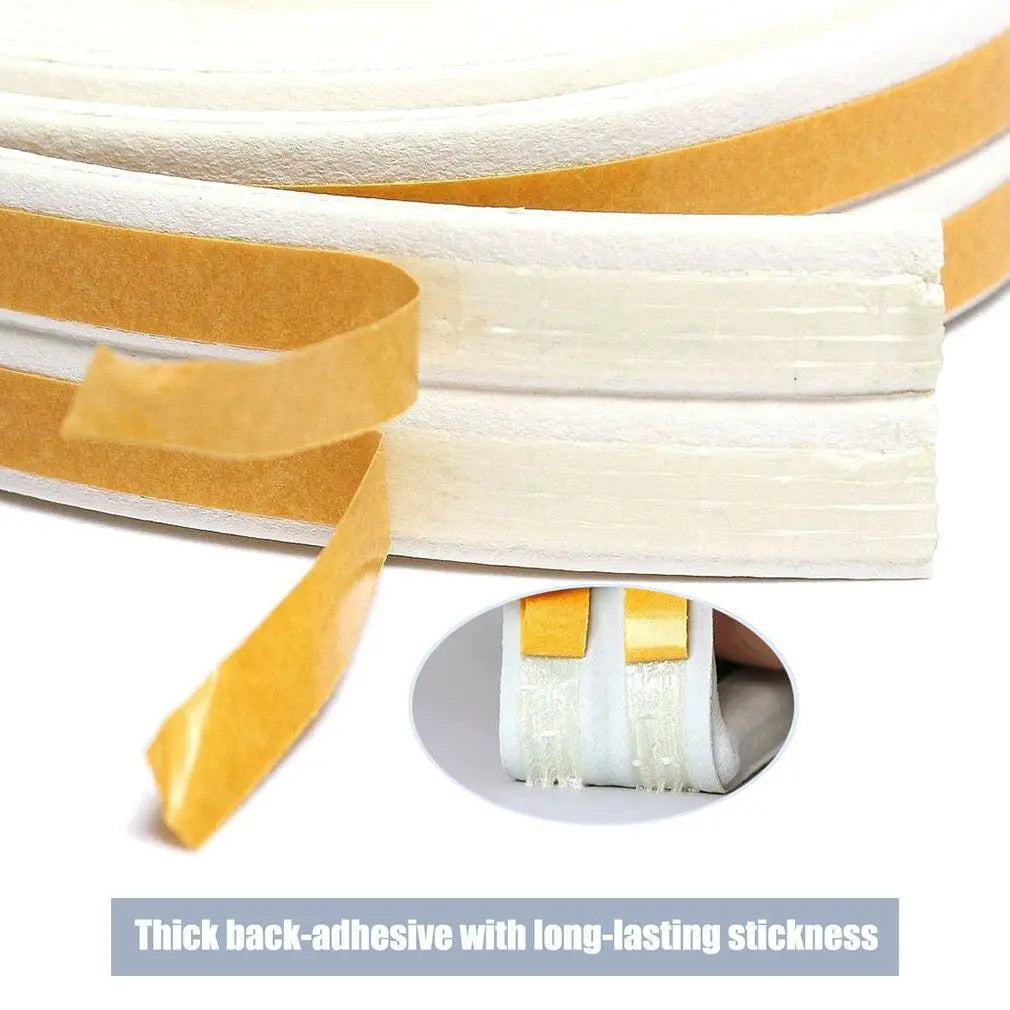 Self-Adhesive Foam Door & Window Seal Strip – 5M/10M Foam Seal Strip HIP