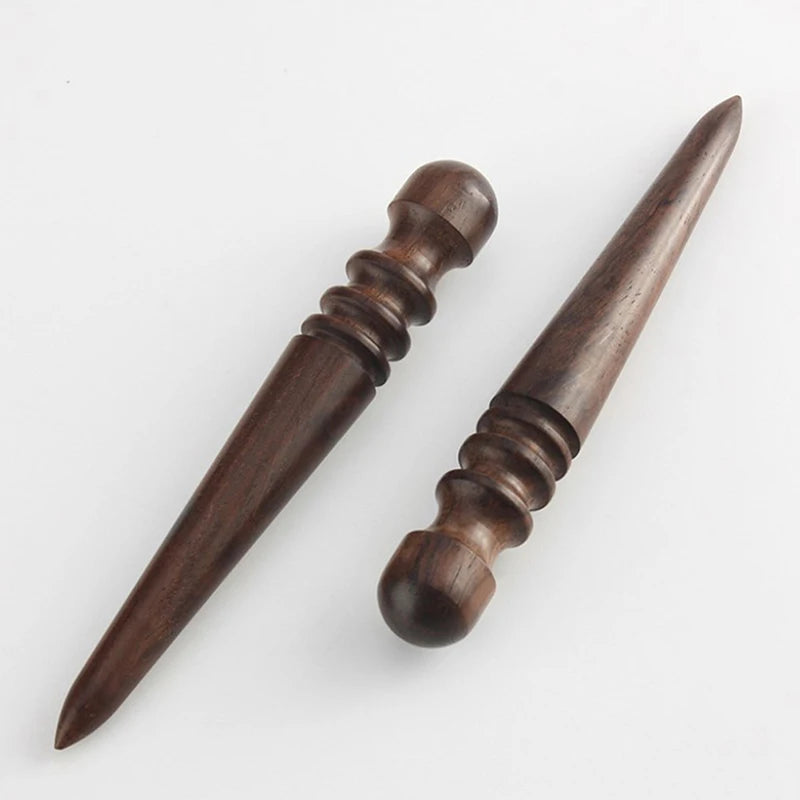 Wood Leather Edge Burnisher – DIY Leathercraft Sanding Tool Leather Burnishing Tool HIP