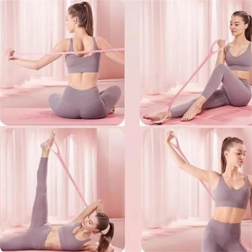 8-Shape Elastic Resistance Band – Shoulder & Back Stretcher Fitness Resistance Band HIP