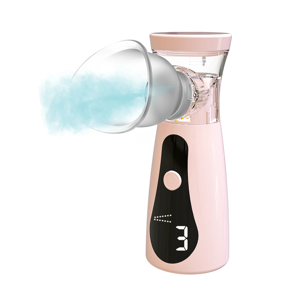 Facial Mesh Nebulizer Sprayer – Deep Skin Hydration Steamer Facial Nebulizer Sprayer HIP Pink