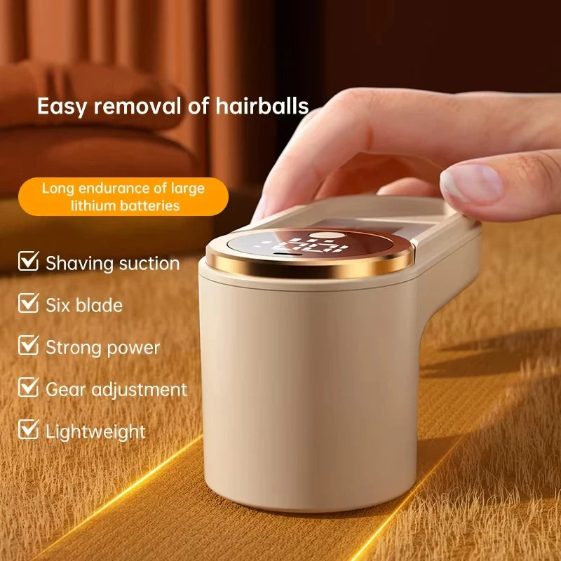Portable Electric Lint Remover & Fabric Shaver with LED Display Electric Lint Remover HIP