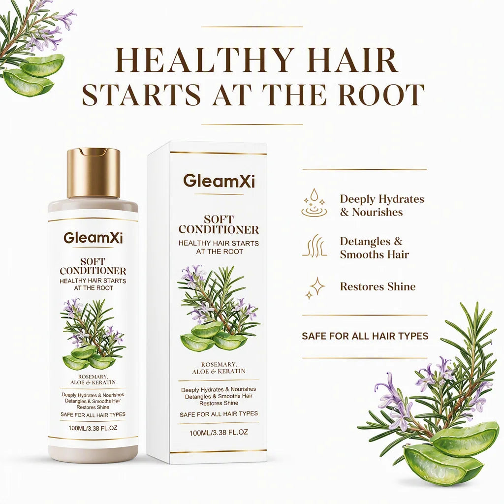 Rosemary Hair Conditioner – Frizz Control, Vitamin E & Shine Hair Conditioner HIP