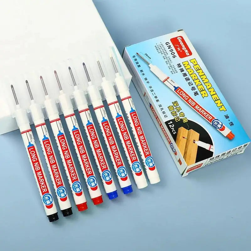 4-Pack Deep Hole Oil Marker Pens – Waterproof, 5 Colors Deep Hole Marker Pen HIP