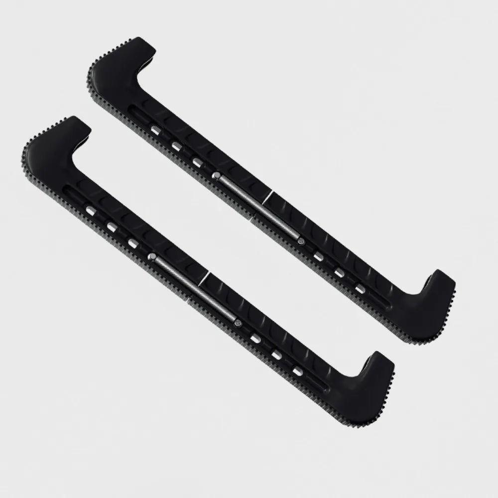 Adjustable Ice Skate Guards – Universal Blade Covers (1 Pair) Ice Skate Guards HIP Black