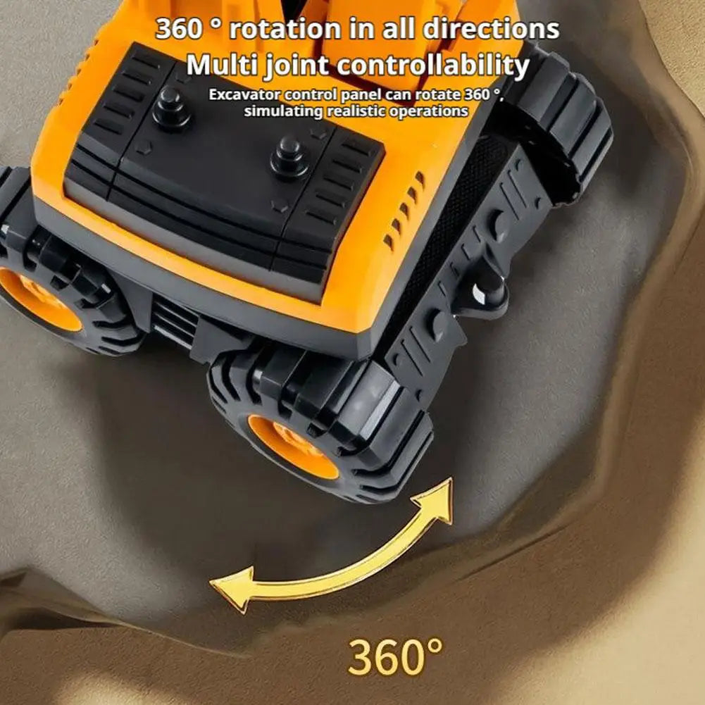 Car Excavator Bulldozer Children Educational Construction Vehicle Toy Engineering Vehicle Model Press Sliding Kids Boy Gift HIP