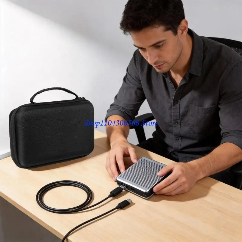 Mini ITX PC Carrying Case – Water-Resistant EVA Hard Shell PC Carrying Case HIP