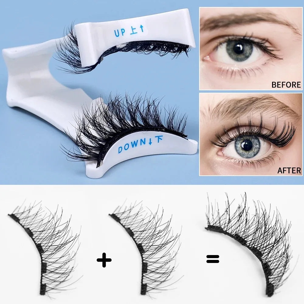 1Pcs Magnetic Eyelashes Extension Applicator False Eyelashes Tweezer Curler Clips Clamp 3D Mink Eyelash Tweezer Professional New HIP