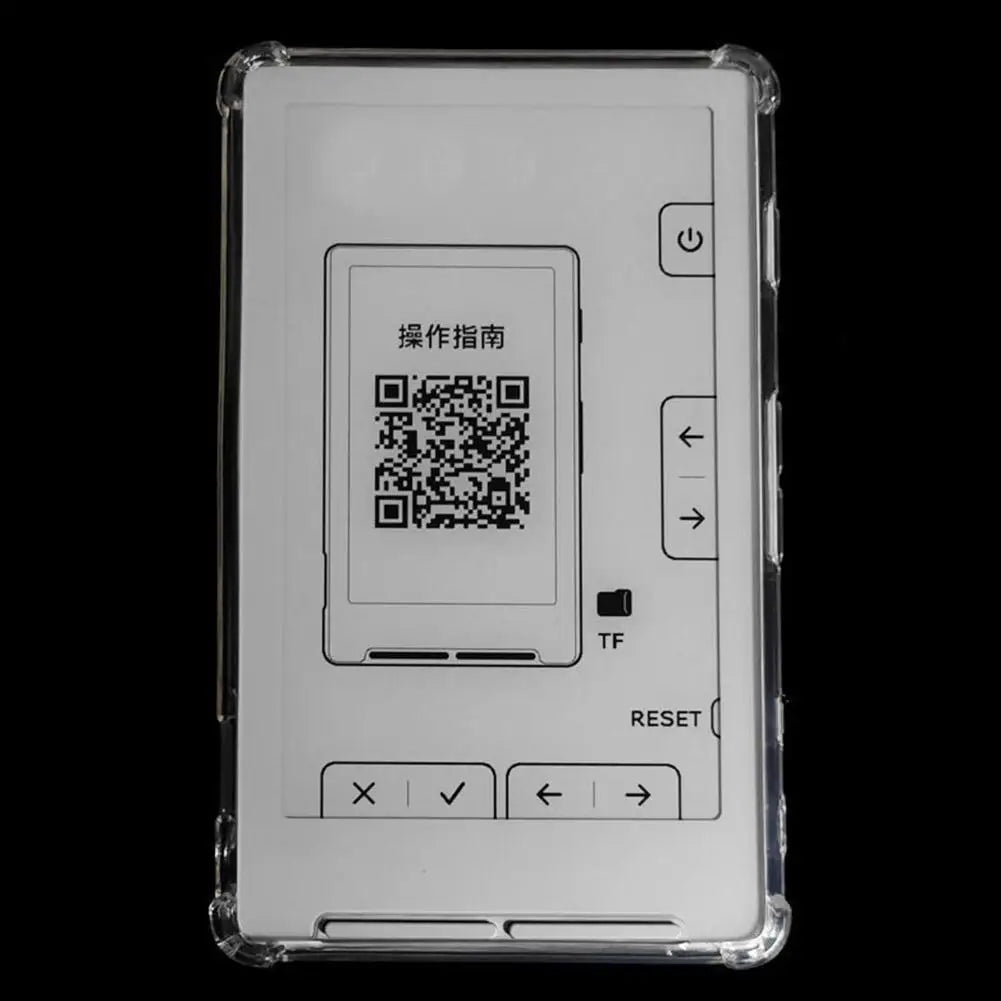 Soft TPU Case For XTEINK X4 E-Book 4.3" XteinkX4 Drop Resistance Case Clear Original All Inclusive Airbag Protective Back Cover HIP