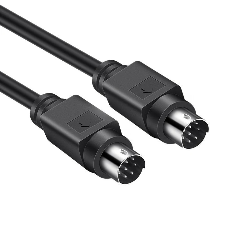 MD8 8-Pin Full Copper Data Cable for PLC Servo Programmer PLC Data Cable HIP Male to Male 1M