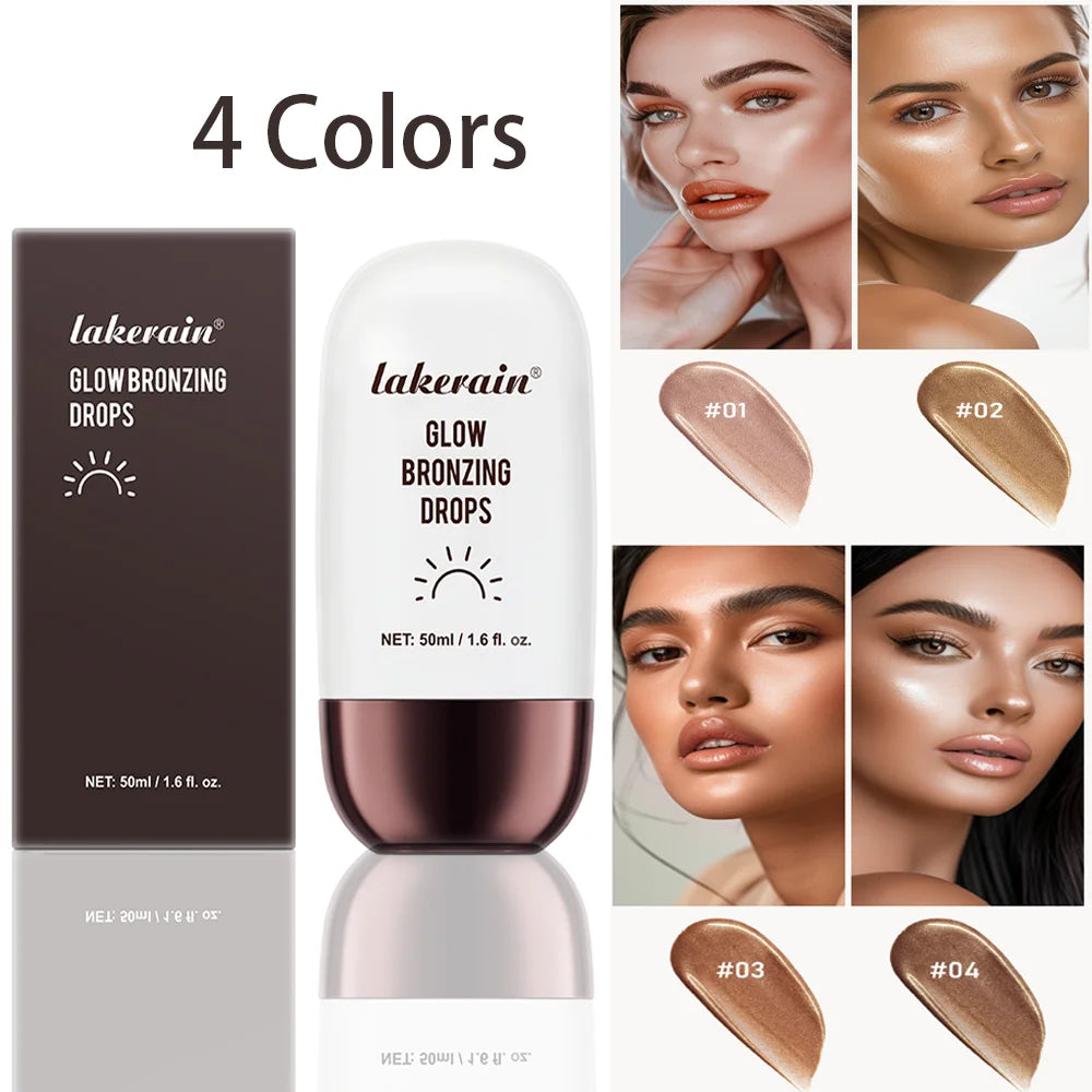 Glow Bronzing Drops Face Peptide Serums Liquid Bronzer Cream Hydrating Makeup For An Everyday Radiant Glow Summer Glow HIP