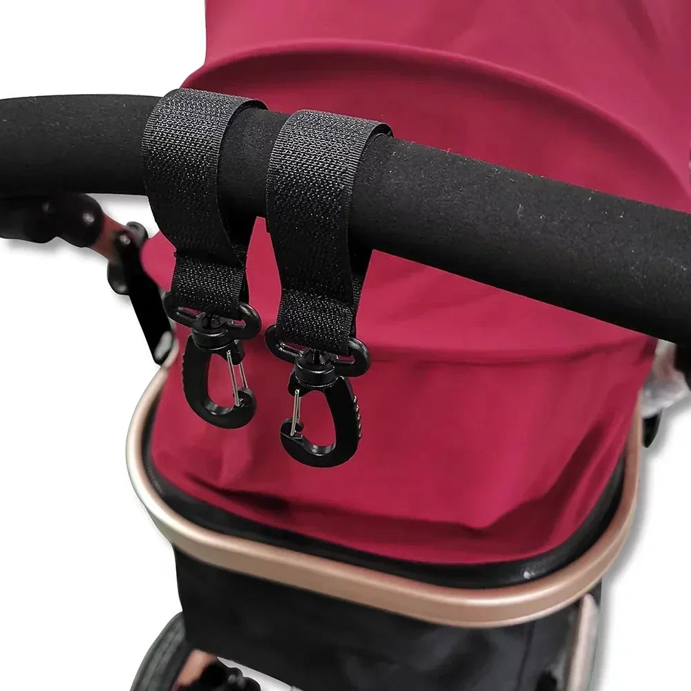 Baby Stroller Hooks – Universal Pram Hanger Clips | HIP Stroller Hook Organizer HIP