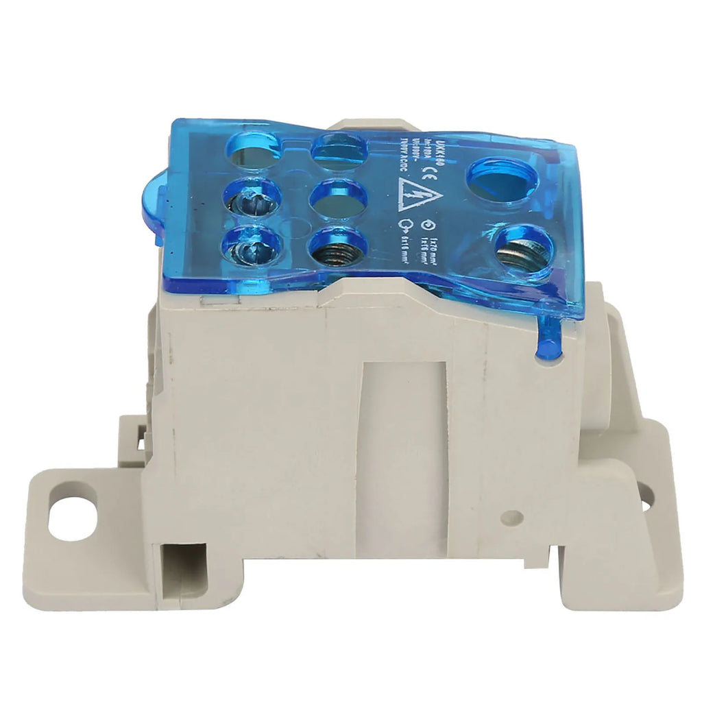 Din Rail Terminal Block Distribution Box Electric Wire Connector Power Junction Box UKK-160A Block Distribution Box HIP