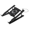 Foldable Laptop Cooling Stand – Adjustable Portable Riser Laptop Cooling Stand HIP Black