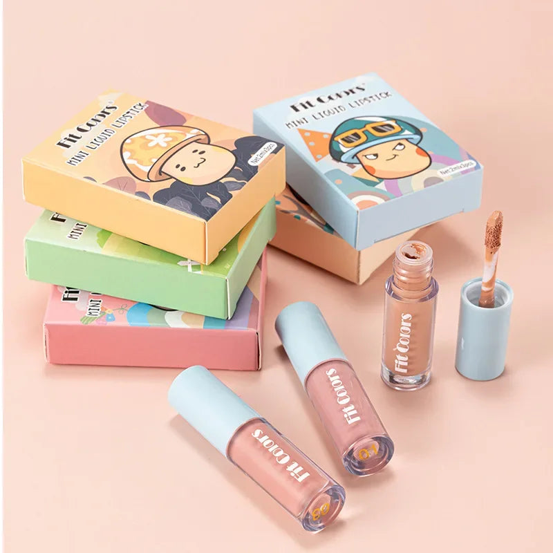 Fruit Scented Lip Oil Set – Avocado, Strawberry & Peach 3 Pcs Lip Oil Gloss Set HIP