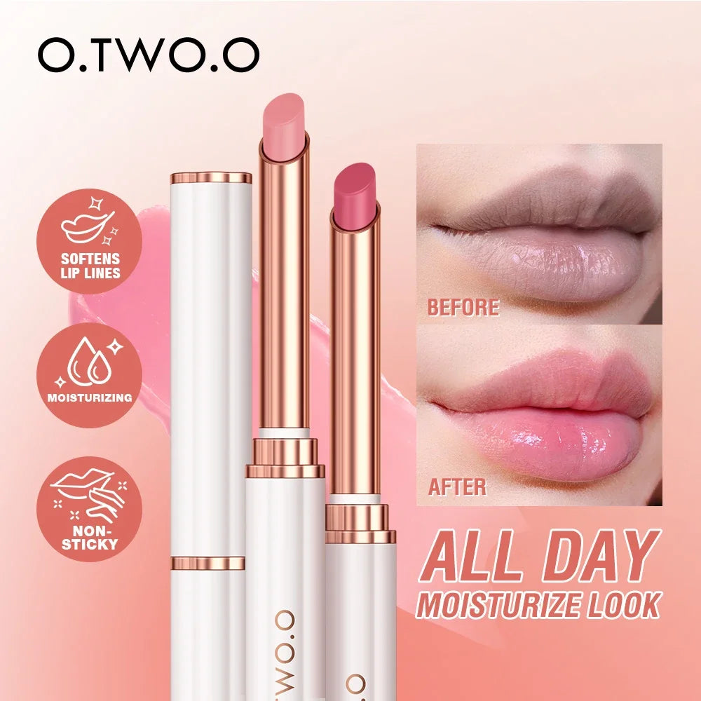 O.TWO.O Color Changing Lip Balm – Beeswax Moisturizing Lipstick Color Changing Lip Balm HIP