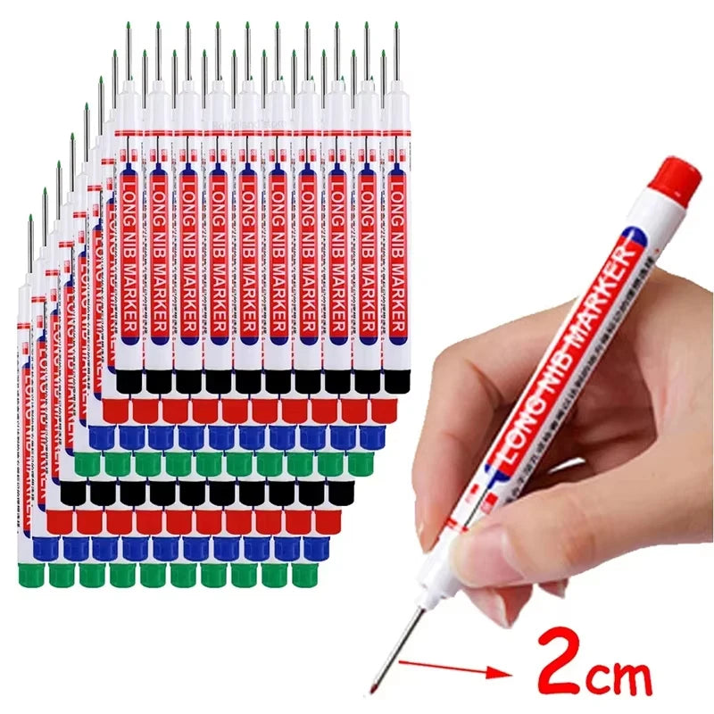 4-Pack Deep Hole Oil Marker Pens – Waterproof, 5 Colors Deep Hole Marker Pen HIP