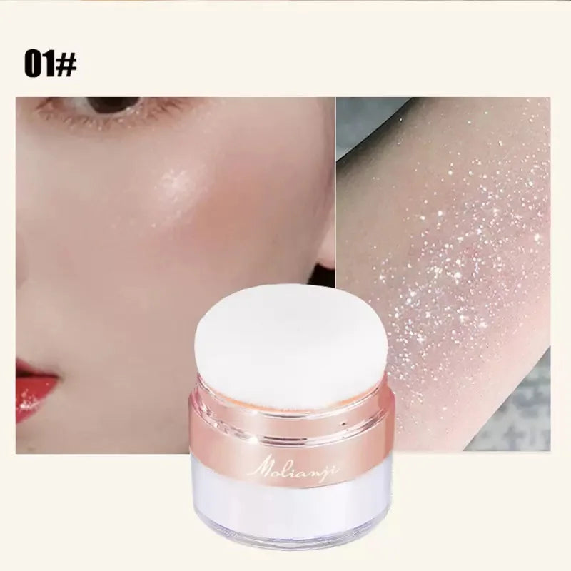 Sparkling Fairy Powder Highlighter Spray – Shimmer Glow Powder Highlighter Spray HIP