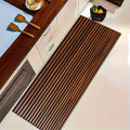Rustic Wood Grain Runner Rug – Non-Slip Washable Kitchen Mat Runner Rug HIP 2 40x120cm-Felt