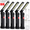 ESMARTER COB LED Folding Work Light – Magnetic USB Rechargeable LED Work Light HIP W52-5PCS