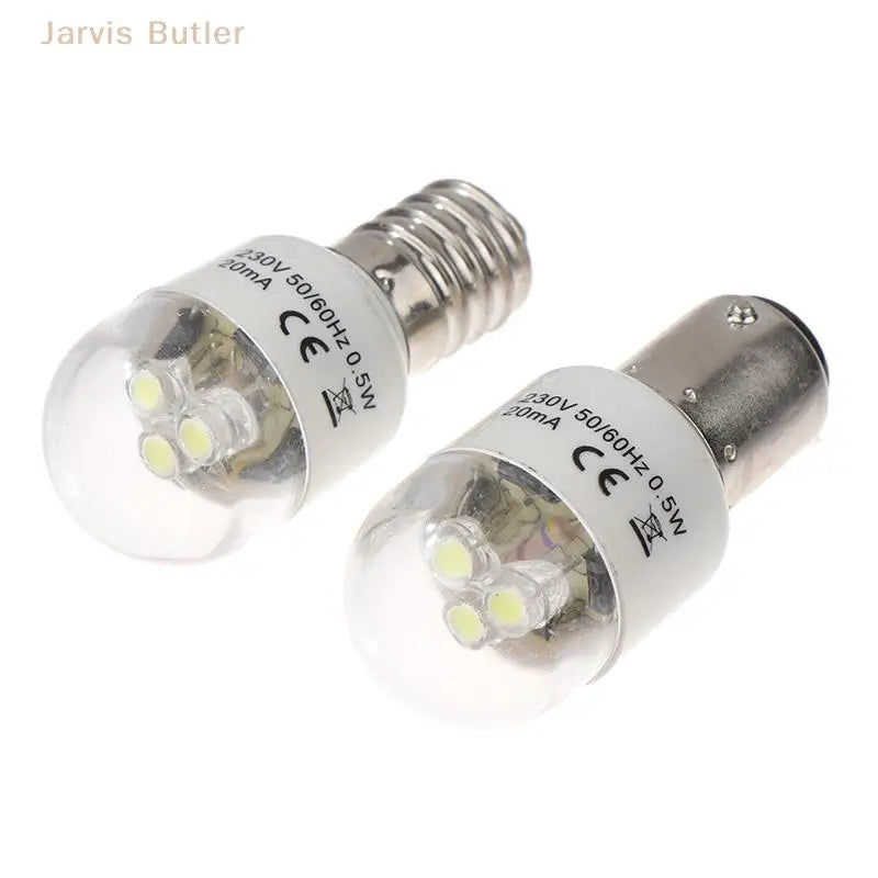 LED Sewing Machine Bulb BA15D E14 – 0.5W Cool White Sewing Machine Bulb HIP