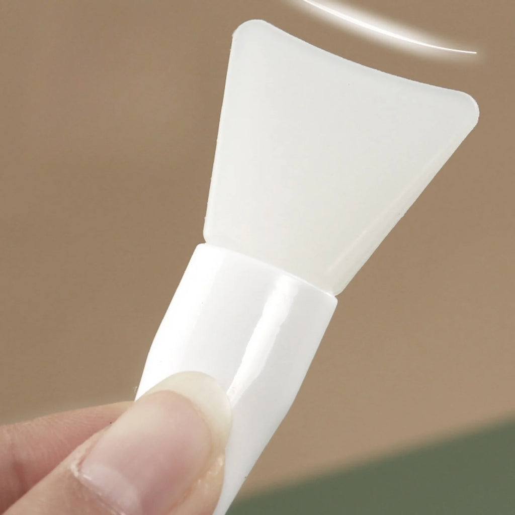 4pcs Silicone Soft Head Cosmetic Spatula Curved Scoop Makeup Mask Cream Spoon Eye Cream Stick Make Up Face Beauty Tool HIP