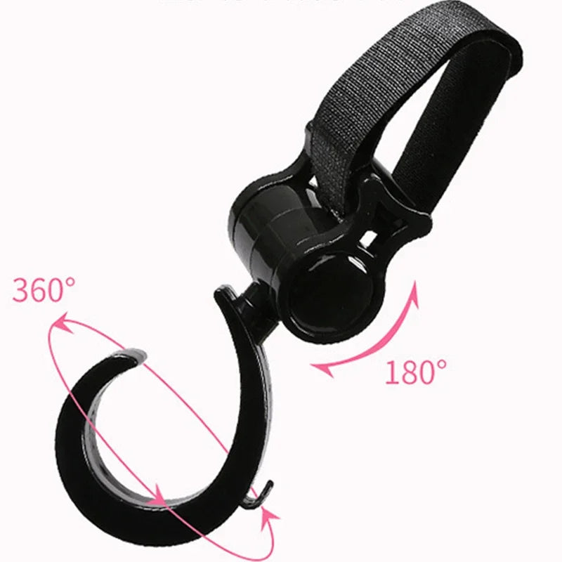 Baby Stroller Hooks – Universal Pram Hanger Clips | HIP Stroller Hook Organizer HIP