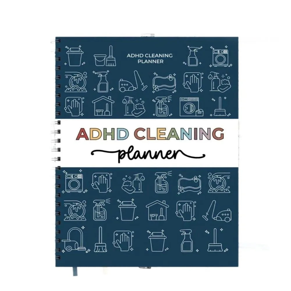 ADHD-Friendly Daily Weekly Monthly Cleaning Planner Organizer Cleaning Schedule Planner HIP 1