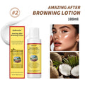 Bronze Before and After Browning Lotion Long-Lasting Brown Lotion Tan Lotion Texture Tanning Booster Waterproof Coconut Makeup HIP Repair