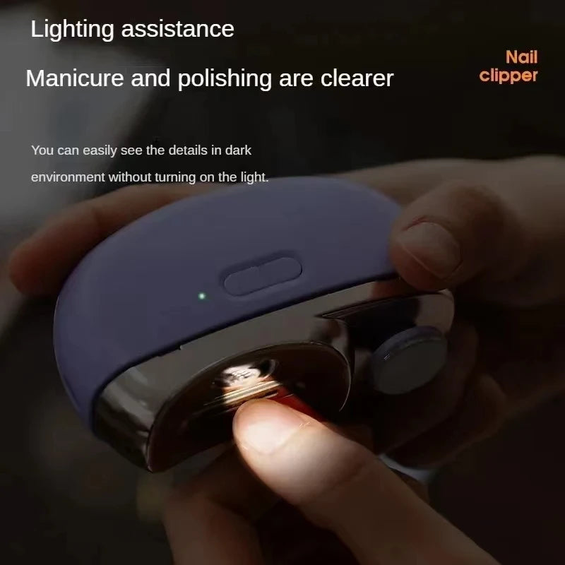 Electric Nail Clipper & Grinder 2-in-1 Portable Manicure Tool Electric Nail Grinder HIP