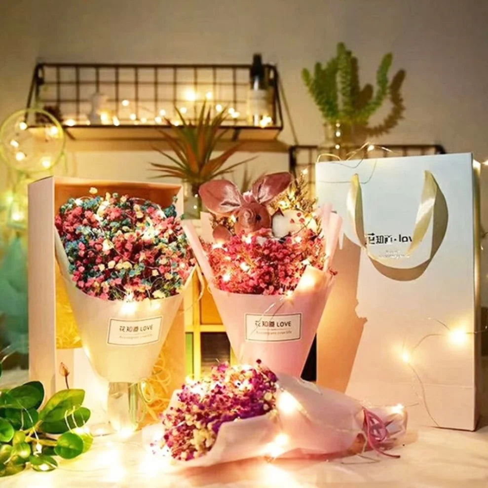 LED Copper Wire Fairy String Lights 1M–5M | Holiday & Wedding LED Fairy String Lights HIP