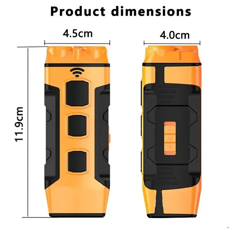 5-in-1 Ultrasonic Dog Deterrent & Training Device with LED Dog Training Device HIP Orange