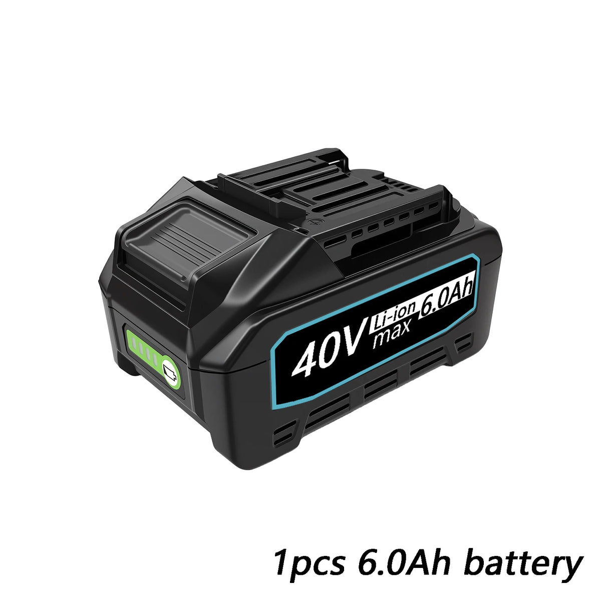 40V 6.0Ah Li-Ion Battery for Makita XGT BL4025 BL4040 BL4060 Power Tool Battery HIP 6.0Ah Battery