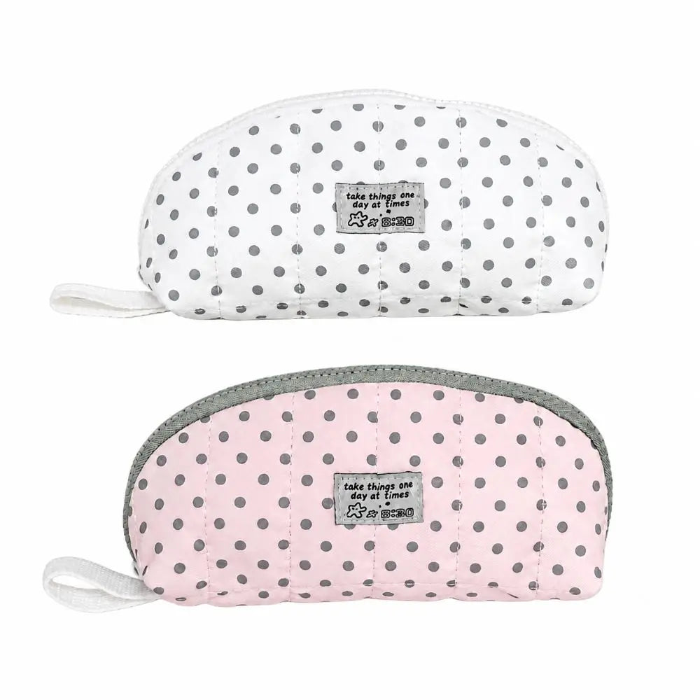 Polka Dot Shell Pencil Case – Large Capacity Multi-Layer Pouch Pencil Case Pouch HIP