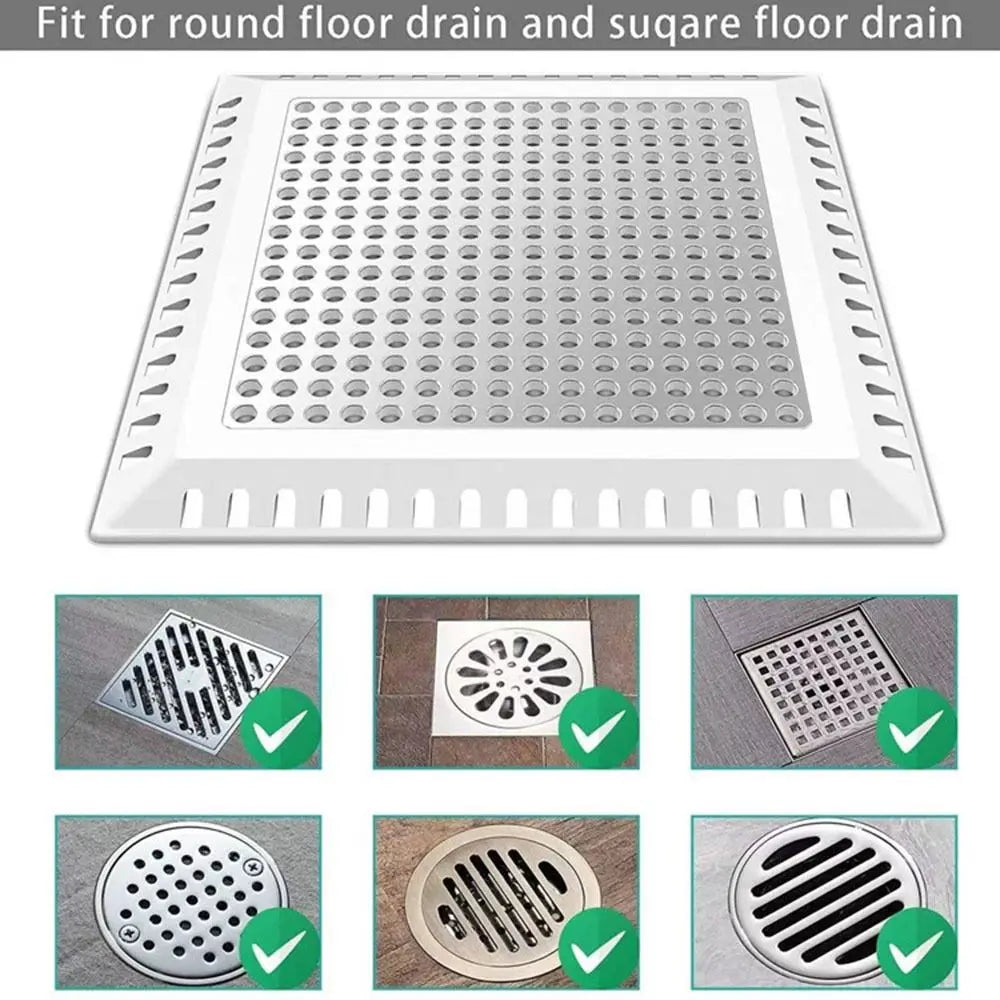 304 Stainless Steel Shower Drain Hair Catcher & Strainer Drain Hair Catcher HIP