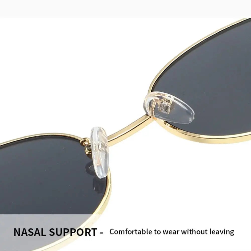 Retro Oval Sunglasses – Unisex UV400 Vintage Shades Oval Sunglasses HIP