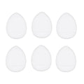 3/10pcs Mini Size Professional Cosmetic Cushion Puff Concealer Foundation Detail Puff Finger Puff Set Makeup Sponge Beauty Tool HIP White No Box 6Pcs