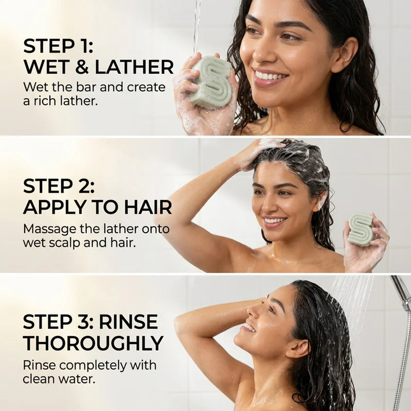 Rosemary & Biotin Shampoo Bar – Strengthen & Nourish Hair Solid Shampoo Bar HIP