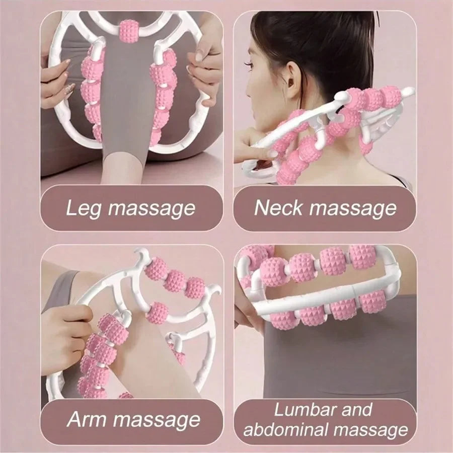 360° Muscle Roller Massager – 20-Wheel Leg, Neck & Arm Muscle Roller Massager HIP