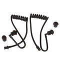 2-Pack Acoustic Air Tube Earplug Replacement – Walkie Talkie Radio Earpiece Accessory HIP one size