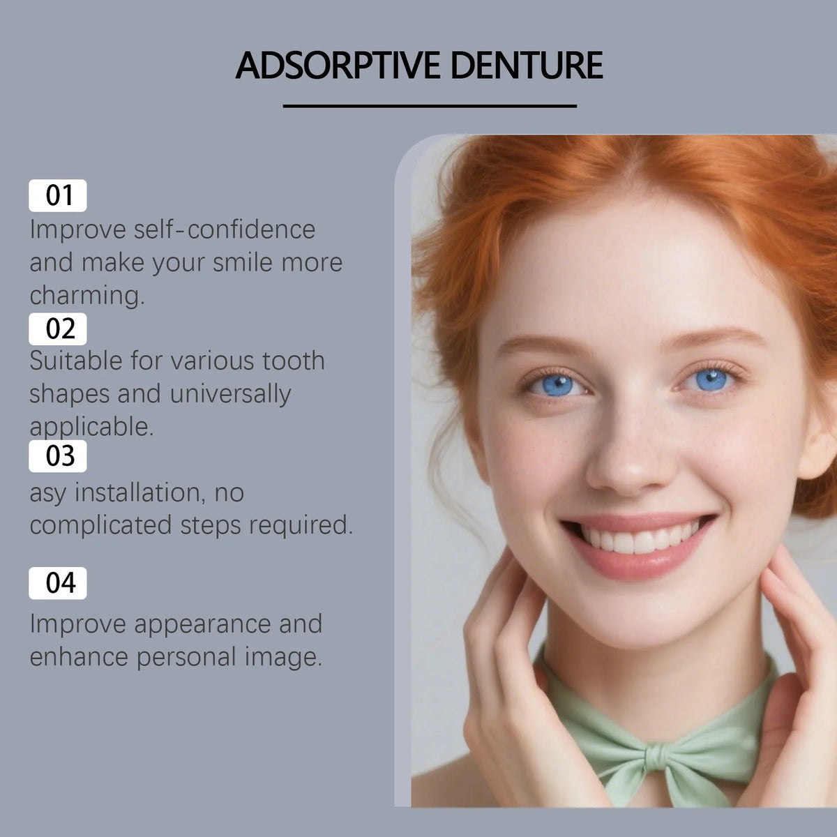 Temporary Denture Reline Kit – Full Upper & Lower Veneer Cover Denture Reline Kit HIP