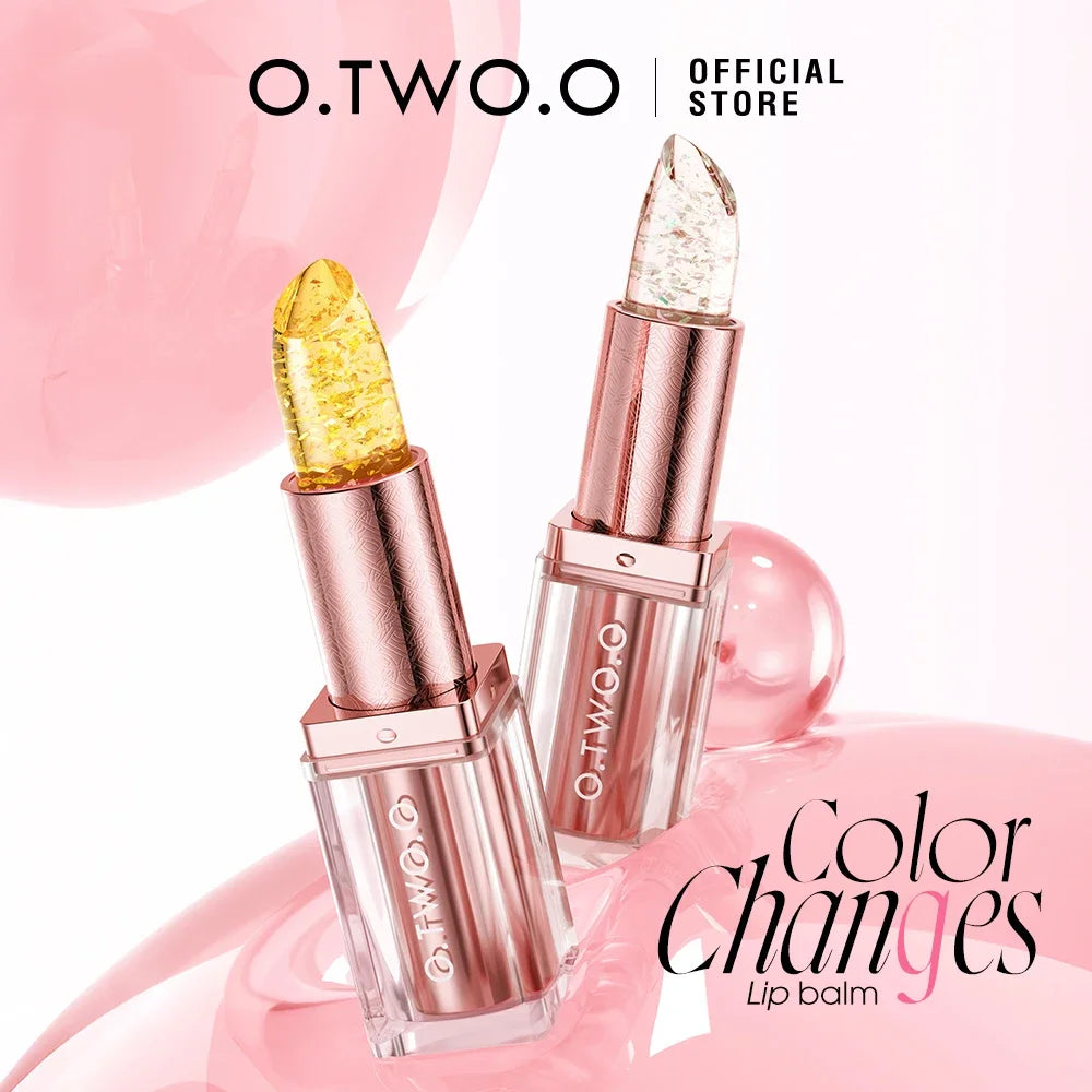 O.TWO.O Color Changing Lip Balm – Moisturizing Lip Tint Color Changing Lip Balm HIP