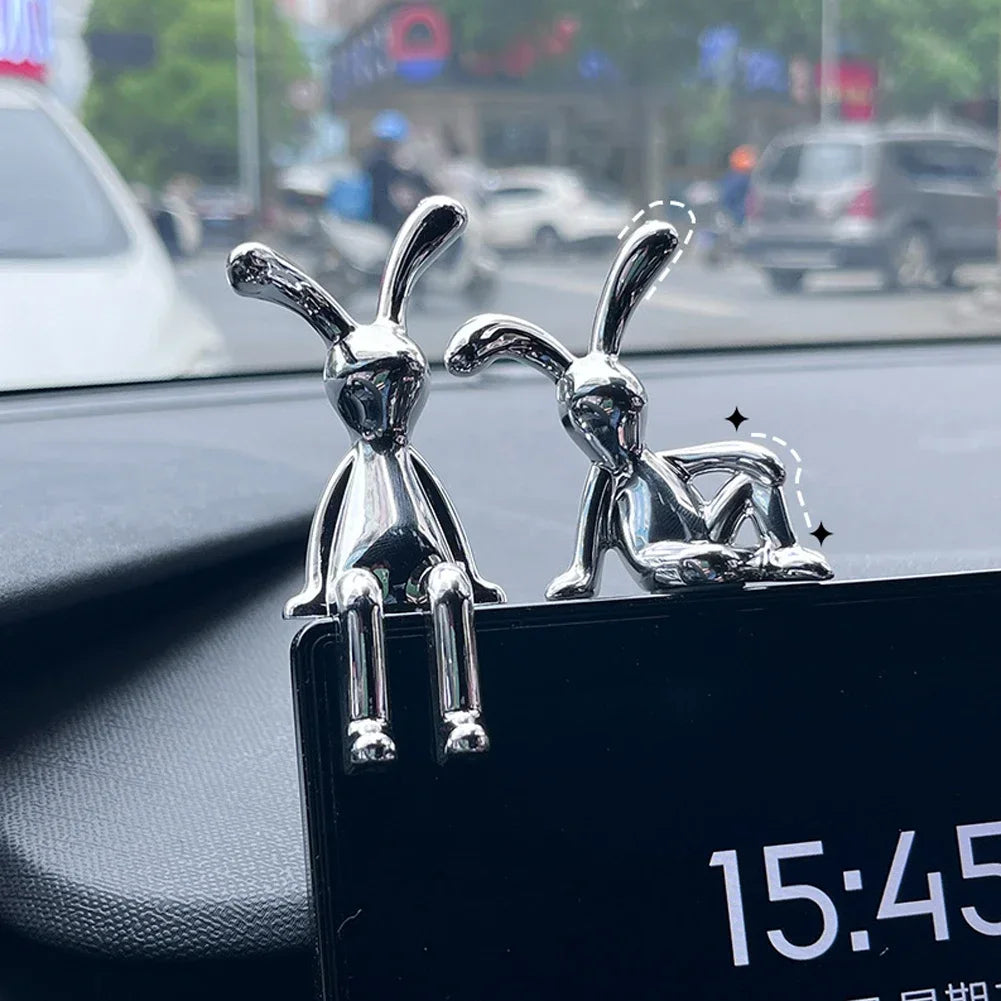 Cute Rabbit Animal Figurine Home Decoration Accessories Living Room Decoration Home Decor Desk Decoration Nordic Modern Style HIP