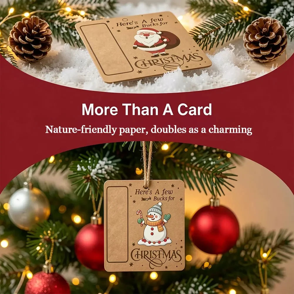 6PCS Multi Style Wallets Christmas Decoration Gift Racks Christmas Party Decorations Hanging Christmas Tree Decorations HIP