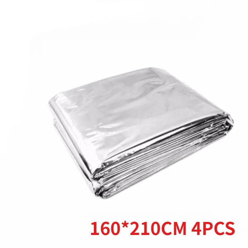 Emergency Mylar Thermal Space Blankets – 1 or 4 Pack | HIP Emergency Survival Blanket HIP C812-160 210CM-4pcs
