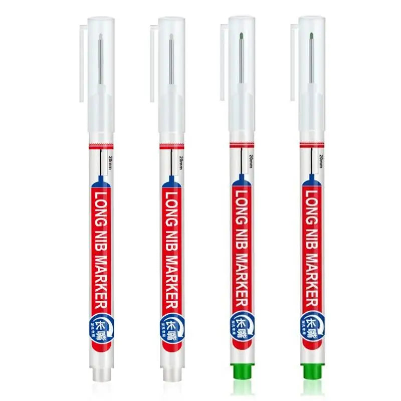 4-Pack Deep Hole Oil Marker Pens – Waterproof, 5 Colors Deep Hole Marker Pen HIP