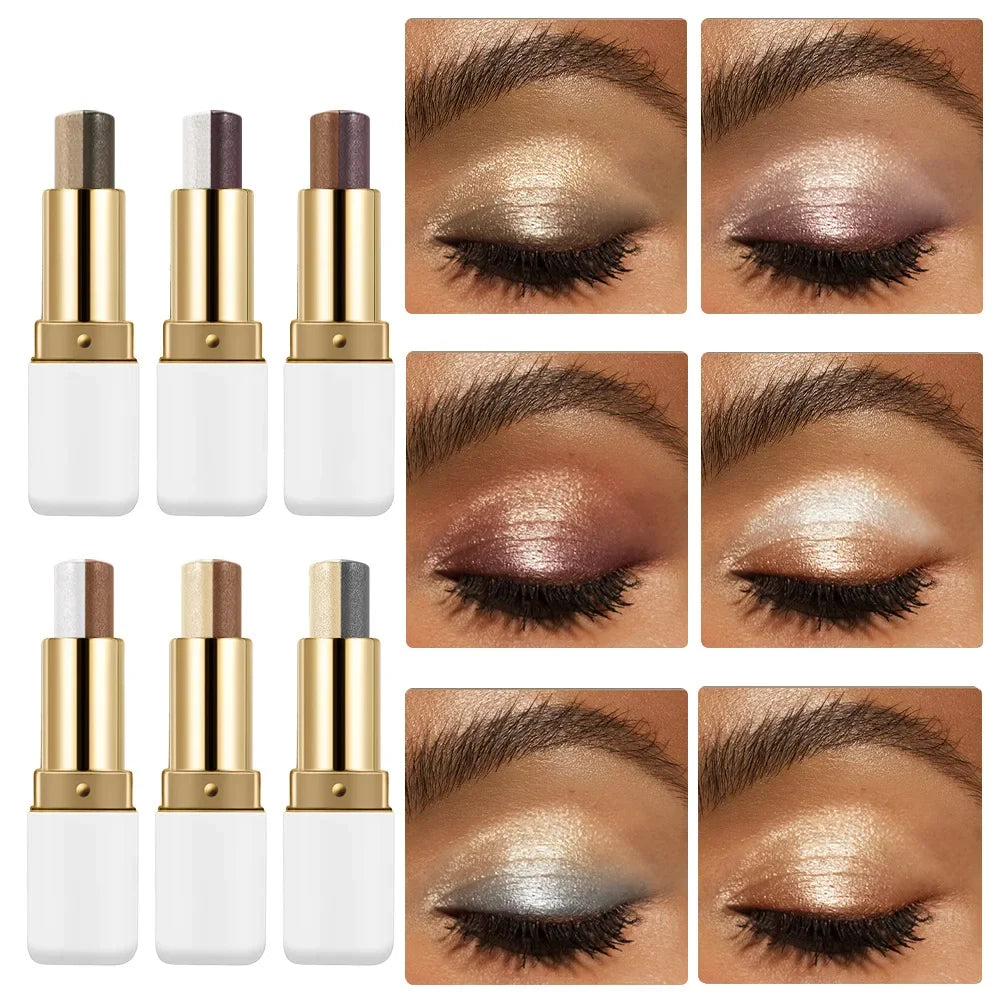 SAM SUGAR Two-Tone Eyeshadow Stick – Shimmer & Highlighter Eyeshadow Stick HIP