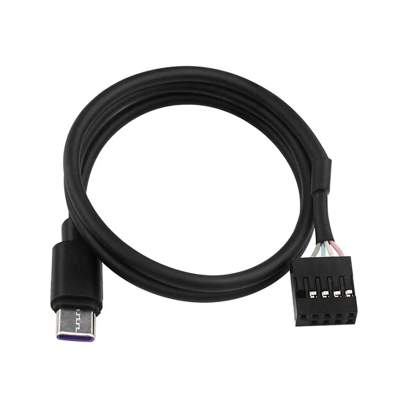 USB-C to 9-Pin Motherboard Power & Data Cable – 50cm USB Power Cable HIP